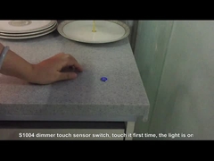 S1004 내장된 디머 터치 센서 스위치, 1500mm 케이블 길이, DC12V, 최대 60W, 스플릿 제어