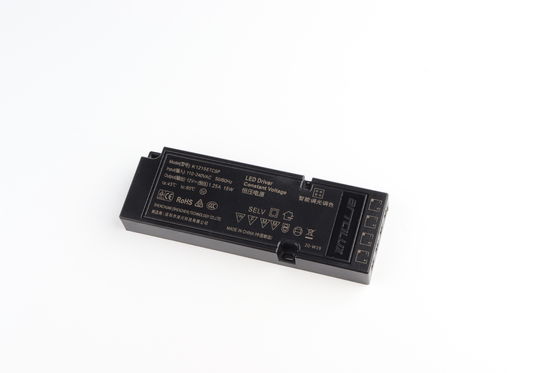 ETSC 15W-12V 시점 및 CCT 튜닝을 위한 초미세 일정한 전압 LED 드라이버